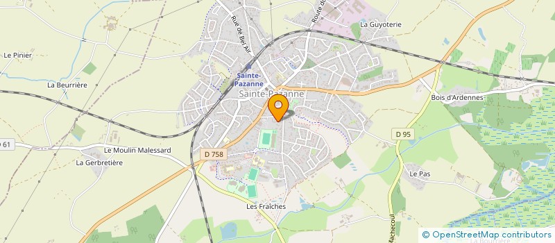 localisation de l'entreprise SCI JEMANI  SAINTE-PAZANNE