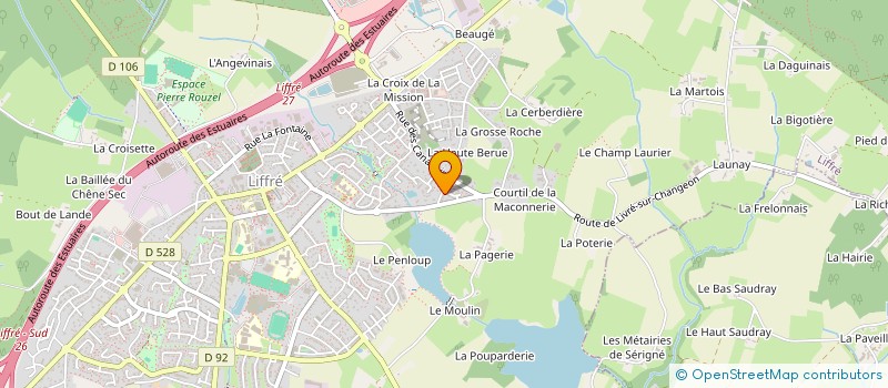 localisation de l'entreprise SCI JEMANI  LIFFRE