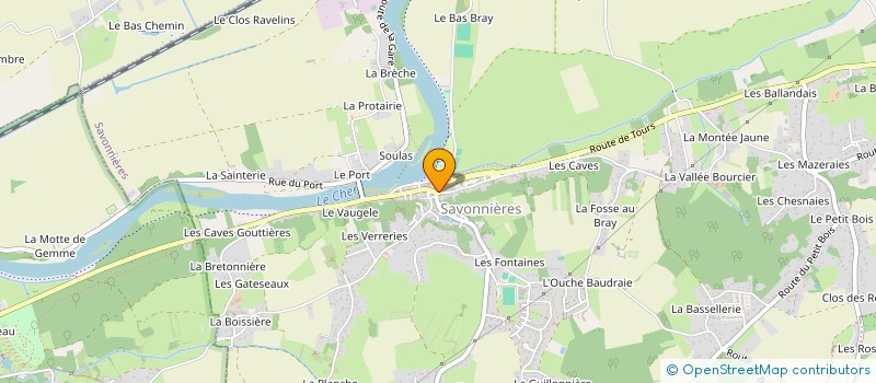 localisation de l'entreprise SCI JEMAPATOM  SAVONNIERES