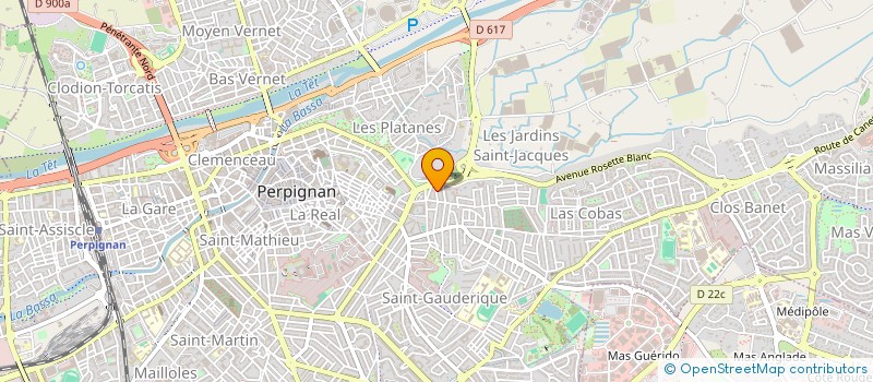 localisation de l'entreprise SCI JEMAPI  PERPIGNAN