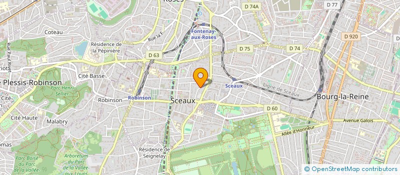 localisation de l'entreprise SCI JEME à SCEAUX