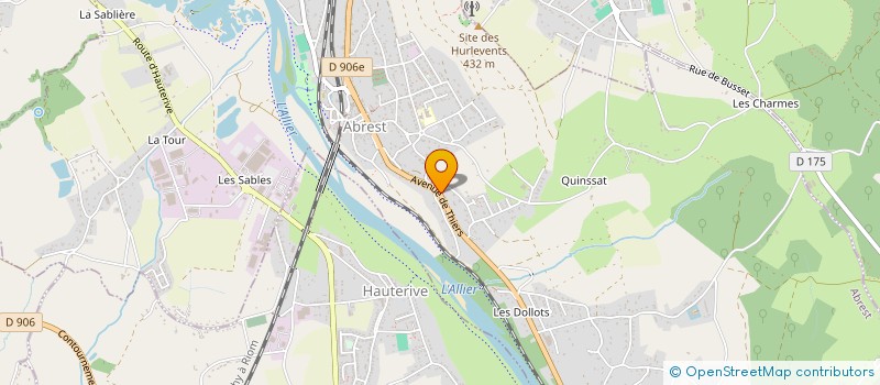 localisation de l'entreprise SCI JEME  ABREST