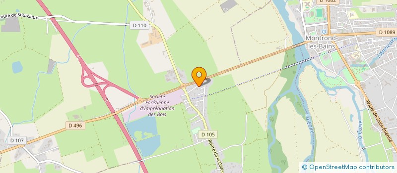 localisation de l'entreprise SCI JEME  BOISSET-LES-MONTROND