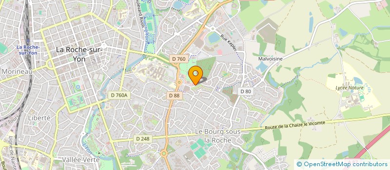 localisation de l'entreprise SCI JEMGYL à LA ROCHE-SUR-YON