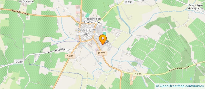 localisation de l'entreprise SCI JEMICA  SAUVETERRE-DE-GUYENNE