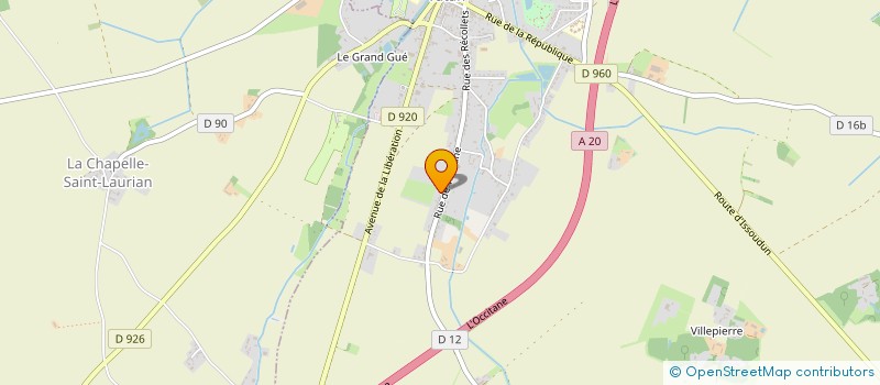 localisation de l'entreprise SCI JEMIFLE à VATAN
