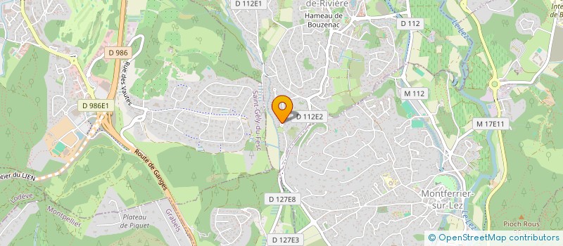 localisation de l'entreprise SCI JEMILY  SAINT-CLEMENT-DE-RIVIERE