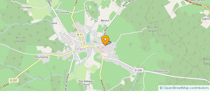 localisation de l'entreprise SCI JEMINATH  TARGON