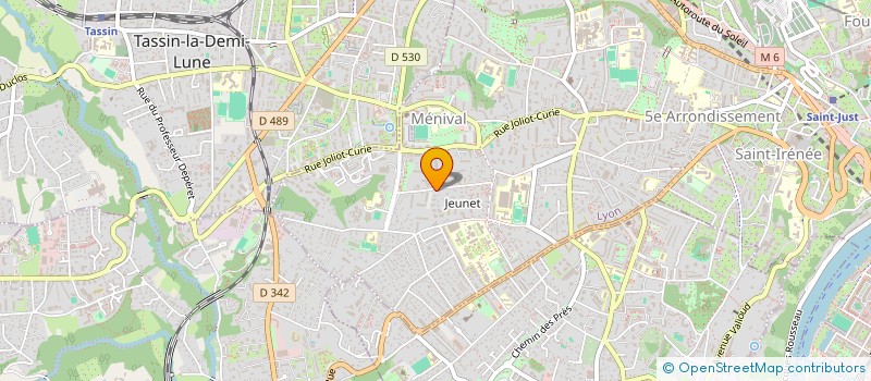 localisation de l'entreprise SCI JEMM  LYON