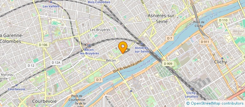 localisation de l'entreprise SCI JEMMAP à COURBEVOIE