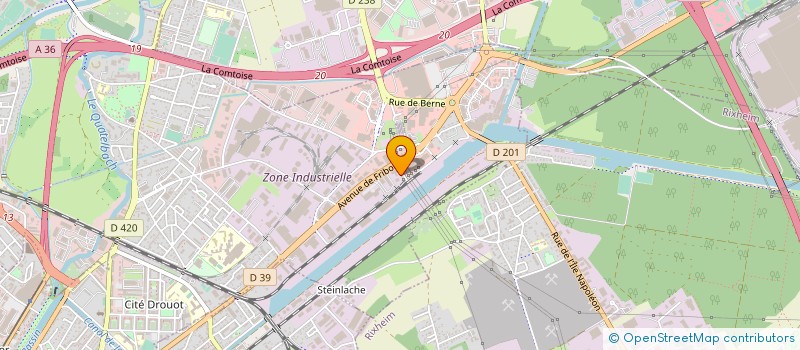 localisation de l'entreprise SCI JEMO  ILLZACH