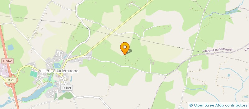 localisation de l'entreprise SCI JEMO  VILLIERS-CHARLEMAGNE