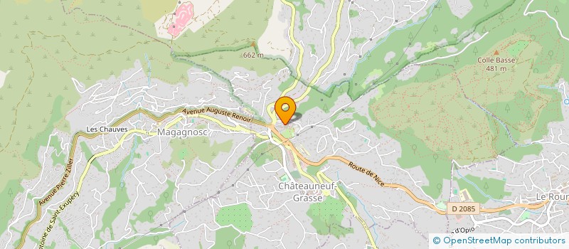 localisation de l'entreprise SCI JEMO  CHATEAUNEUF-GRASSE