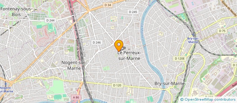 localisation de l'entreprise SCI JEMOCOHANE  LE PERREUX-SUR-MARNE