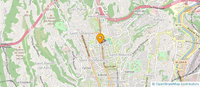 localisation de l'entreprise SCI JEMOEL à NICE
