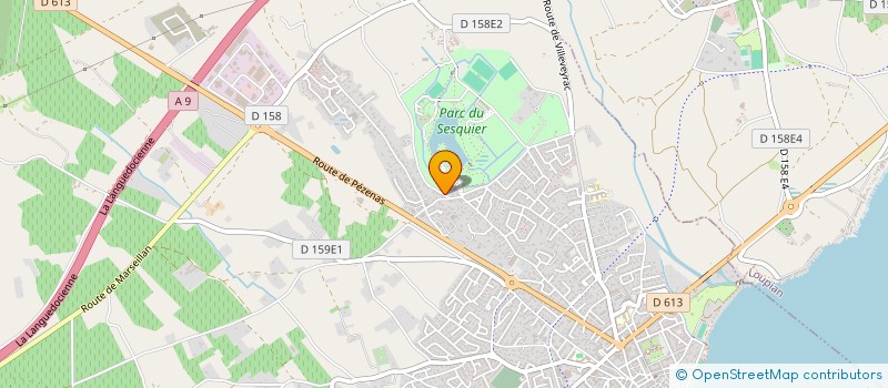 localisation de l'entreprise SCI JEMP BEZIERS à MEZE