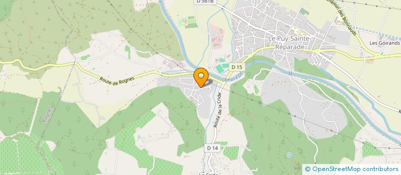 localisation de l'entreprise SCI JEMP REDWOOD  LE PUY-SAINTE-REPARADE