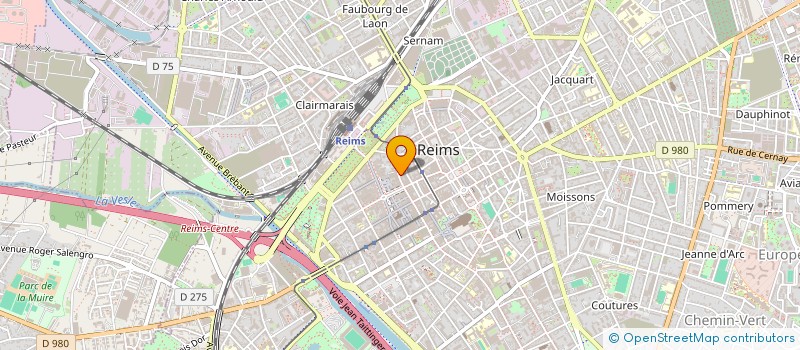 localisation de l'entreprise SCI JEMS-JESA  REIMS