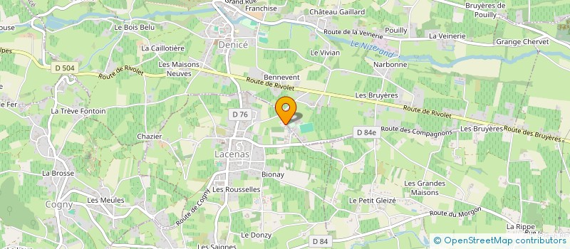 localisation de l'entreprise SCI JEMY  VILLE-SUR-JARNIOUX