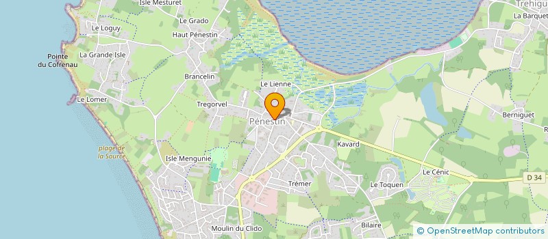 localisation de l'entreprise SCI JEMYLA  PENESTIN