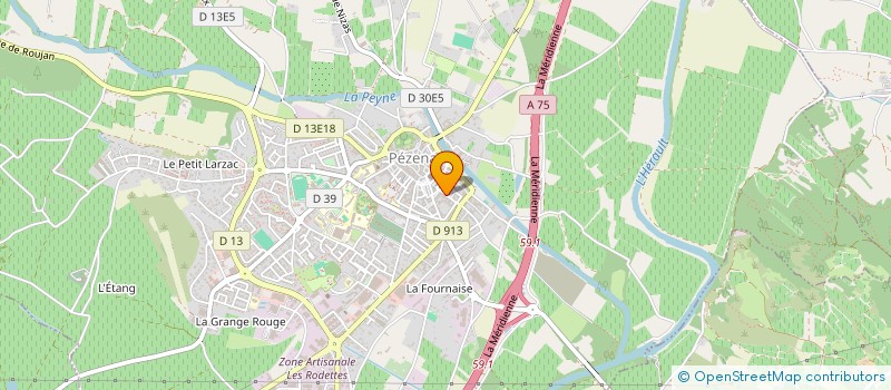 localisation de l'entreprise SCI JEN  LEZIGNAN-LA-CEBE