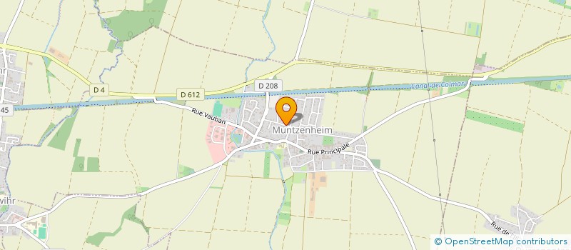 localisation de l'entreprise SCI JEN  MUNTZENHEIM