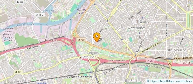 localisation de l'entreprise SCI JENA à LILLE