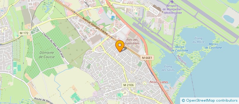 localisation de l'entreprise SCI JENA à PEROLS