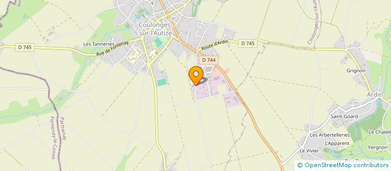 localisation de l'entreprise SCI JENA  COULONGES-SUR-L'AUTIZE