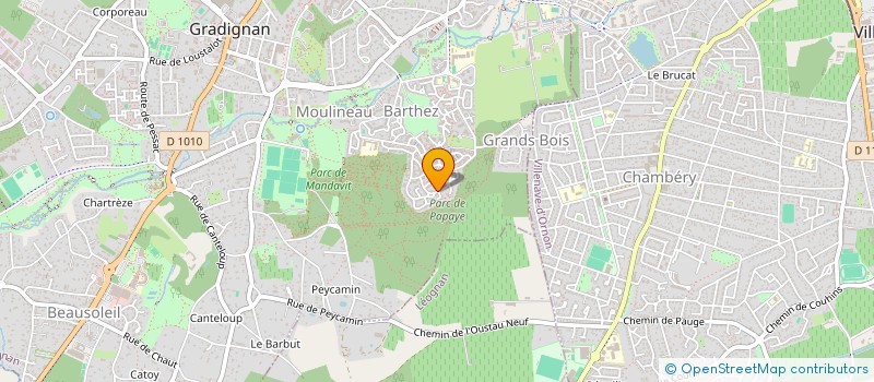 localisation de l'entreprise SCI JENALEX à GRADIGNAN