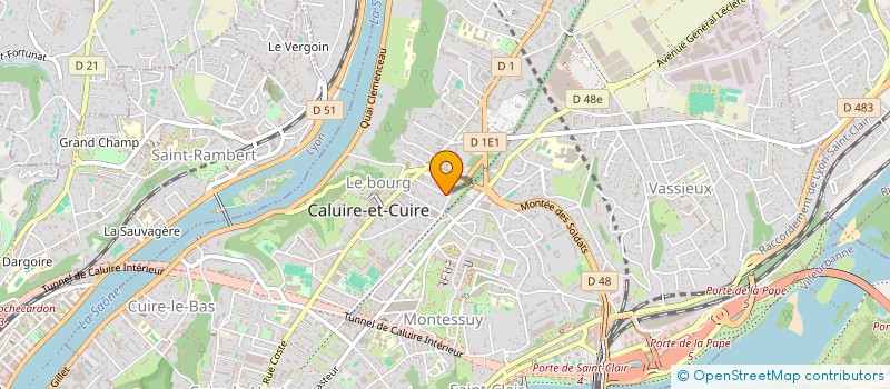 localisation de l'entreprise SCI JENCARO  CALUIRE-ET-CUIRE