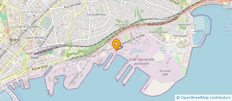 localisation de l'entreprise SCI JENCYEL IMMO  BREST