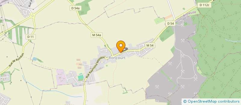 localisation de l'entreprise SCI JENERIC  RONCOURT