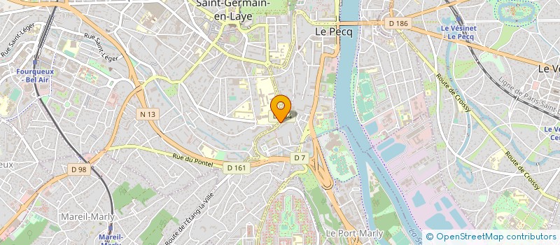 localisation de l'entreprise SCI JENG  LE PECQ