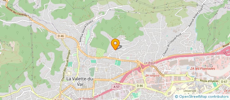 localisation de l'entreprise SCI JENI à LA VALETTE-DU-VAR