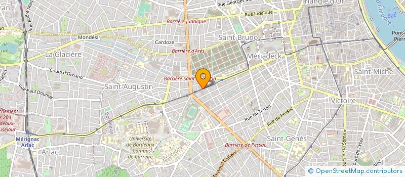 localisation de l'entreprise SCI JENI  BORDEAUX