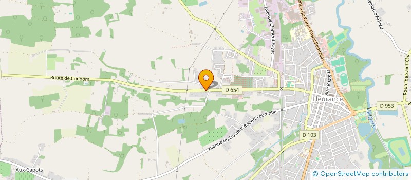 localisation de l'entreprise SCI JENI  FLEURANCE