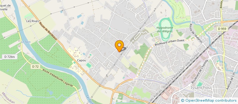 localisation de l'entreprise SCI JENI  MONTAUBAN