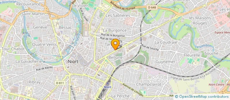 localisation de l'entreprise SCI JENIC  NIORT