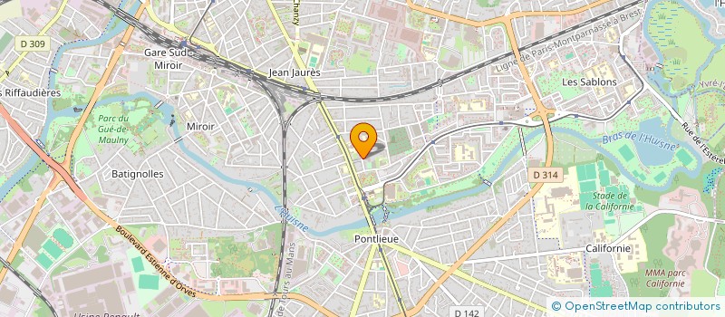 localisation de l'entreprise SCI JENICE  LE MANS