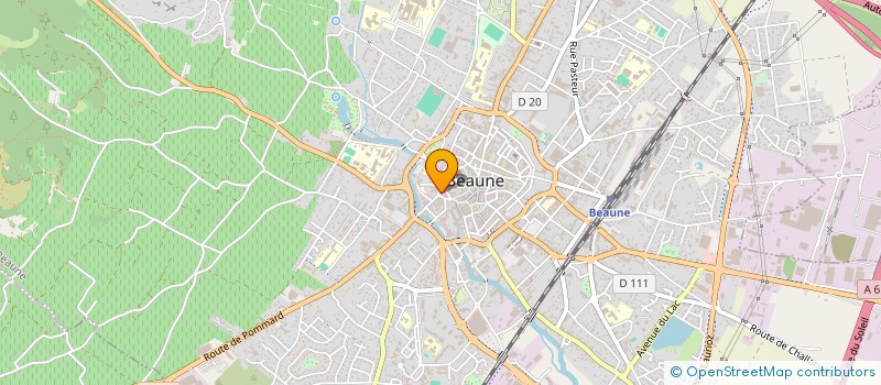 localisation de l'entreprise SCI JENIN à BEAUNE