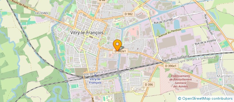localisation de l'entreprise SCI JENISOSTE à VITRY-LE-FRANCOIS