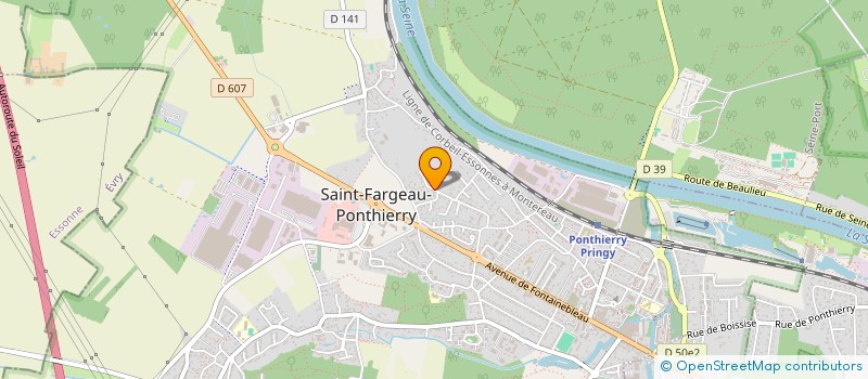 localisation de l'entreprise SCI JENNA  SAINT FARGEAU PONTHIERRY