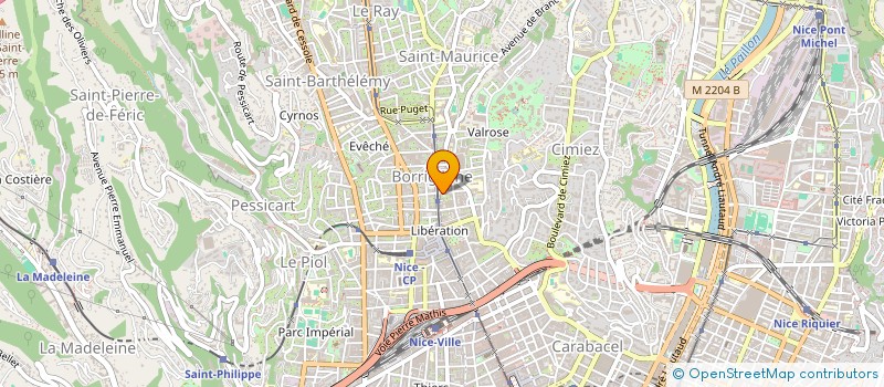 localisation de l'entreprise SCI JENNI à NICE