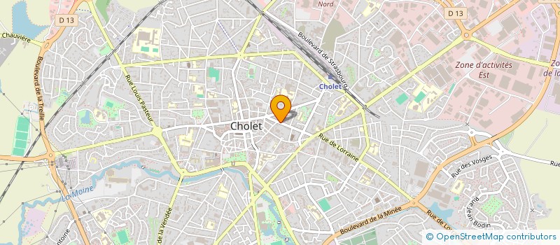 localisation de l'entreprise SCI JENNIAL à CHOLET