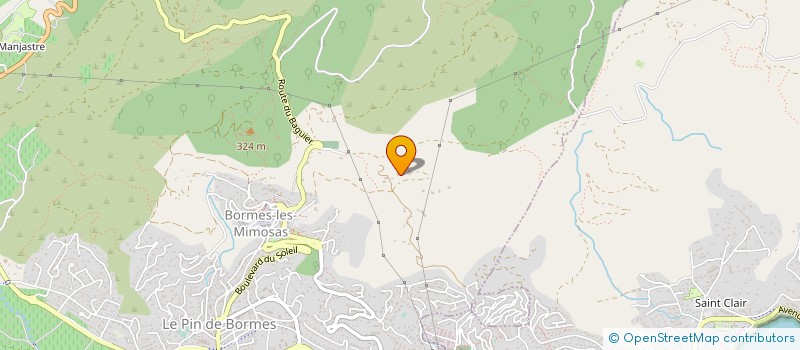 localisation de l'entreprise SCI JENNIFER  BORMES-LES-MIMOSAS