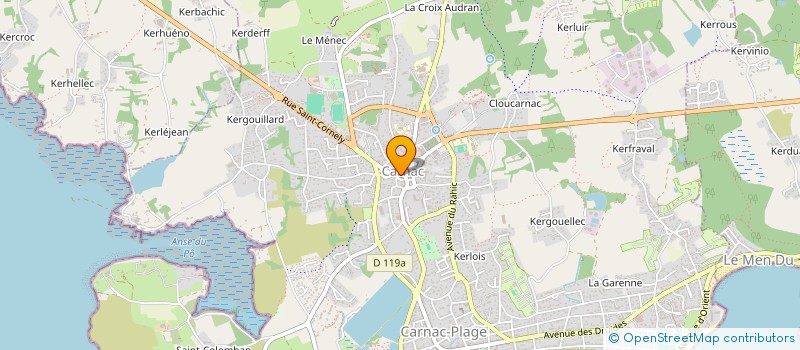 localisation de l'entreprise SCI JENNIFER  CARNAC