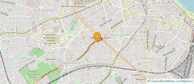 localisation de l'entreprise SCI JENNIFER  TALENCE