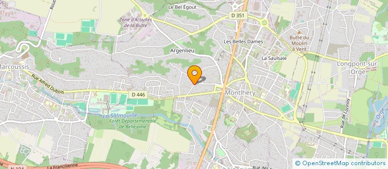 localisation de l'entreprise SCI JENNIMICK  MONTLHERY