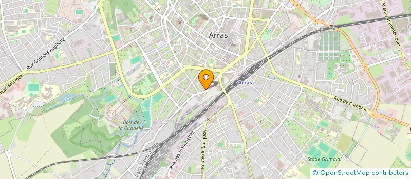 localisation de l'entreprise SCI JENNY à ARRAS